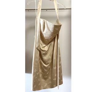 Champagne colored short dress